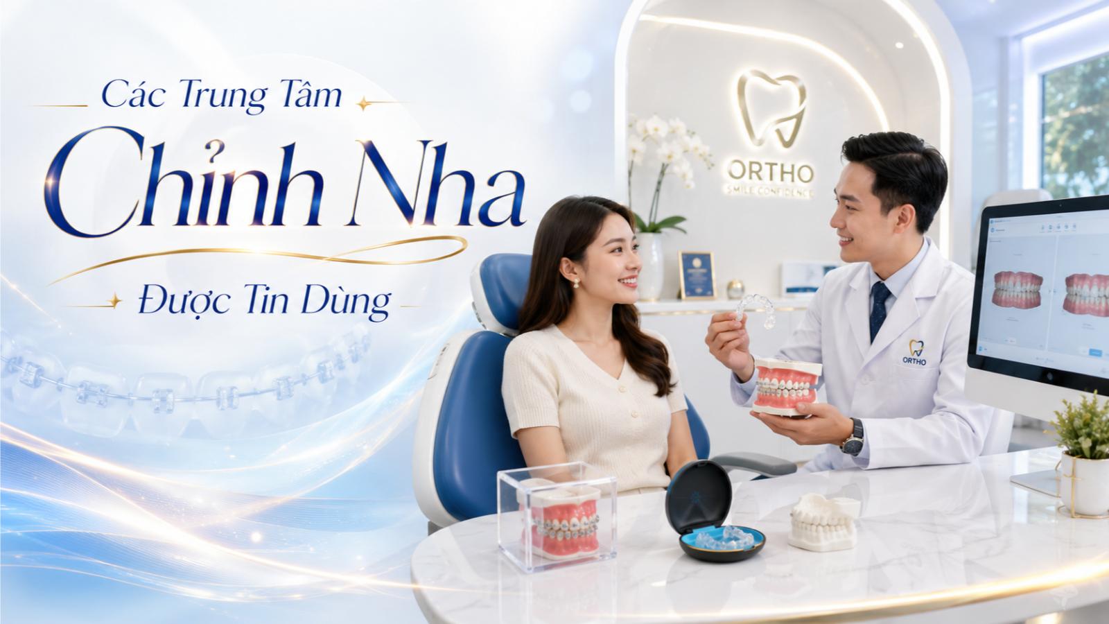 Các trung tâm chỉnh nha được tin dùng