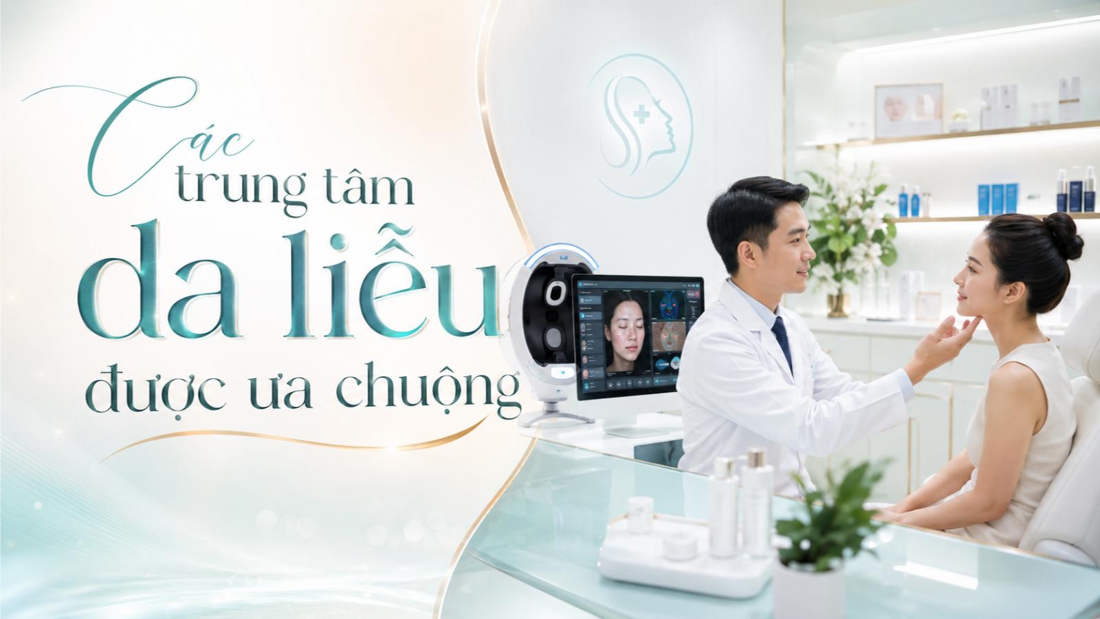 Các trung tâm da liễu được ưa chuộng