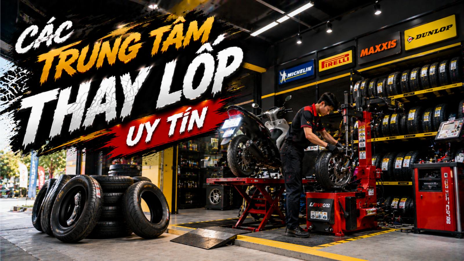 Các trung tâm thay lốp uy tín