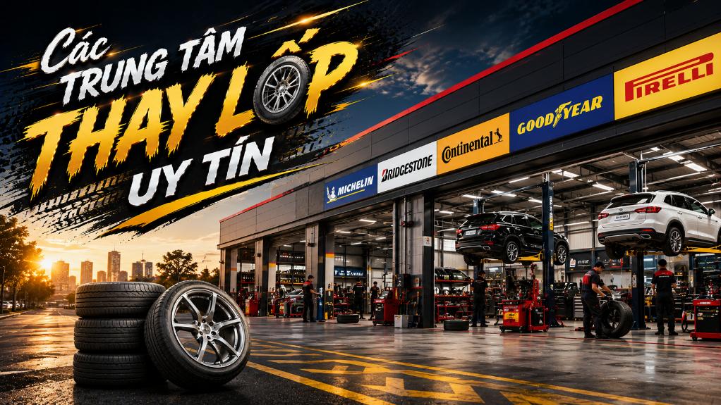 Các trung tâm thay lốp uy tín