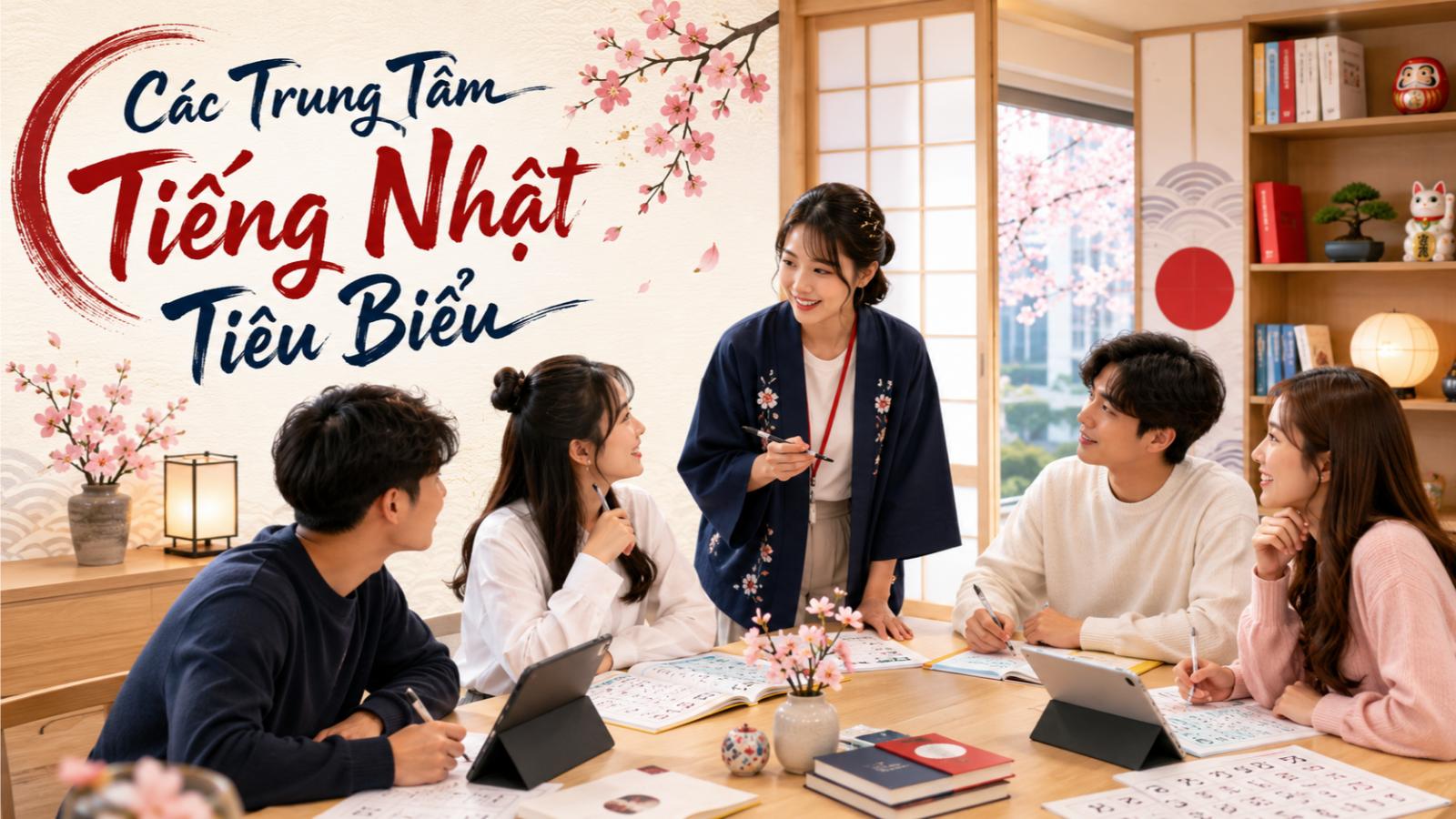 Các trung tâm tiếng Nhật tiêu biểu