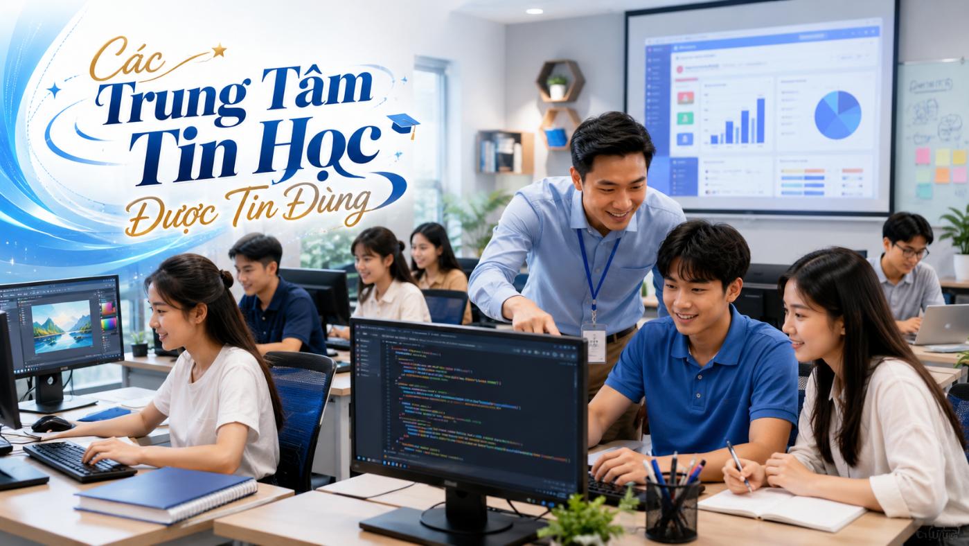 Các trung tâm tin học được tin dùng
