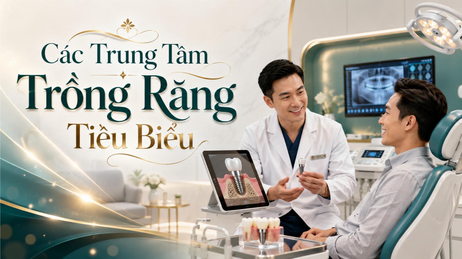 Các trung tâm trồng răng tiêu biểu