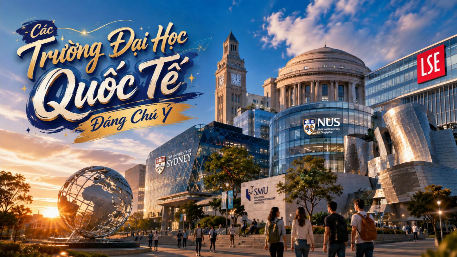 Các trường đại học quốc tế đáng chú ý
