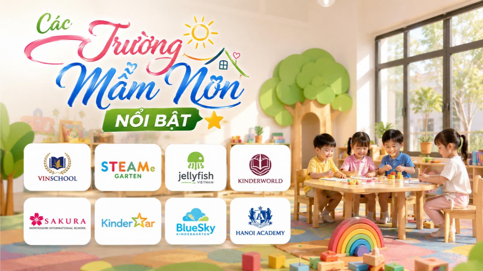 Các trường mầm non nổi bật