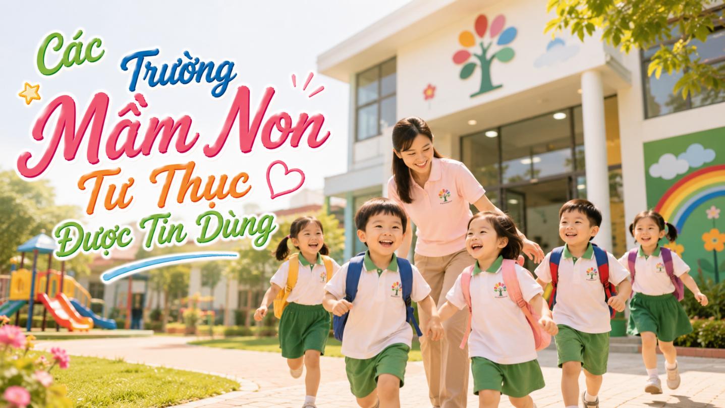 Các trường mầm non tư thục được tin dùng