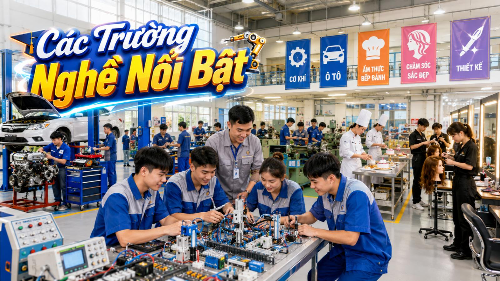 Các trường nghề nổi bật