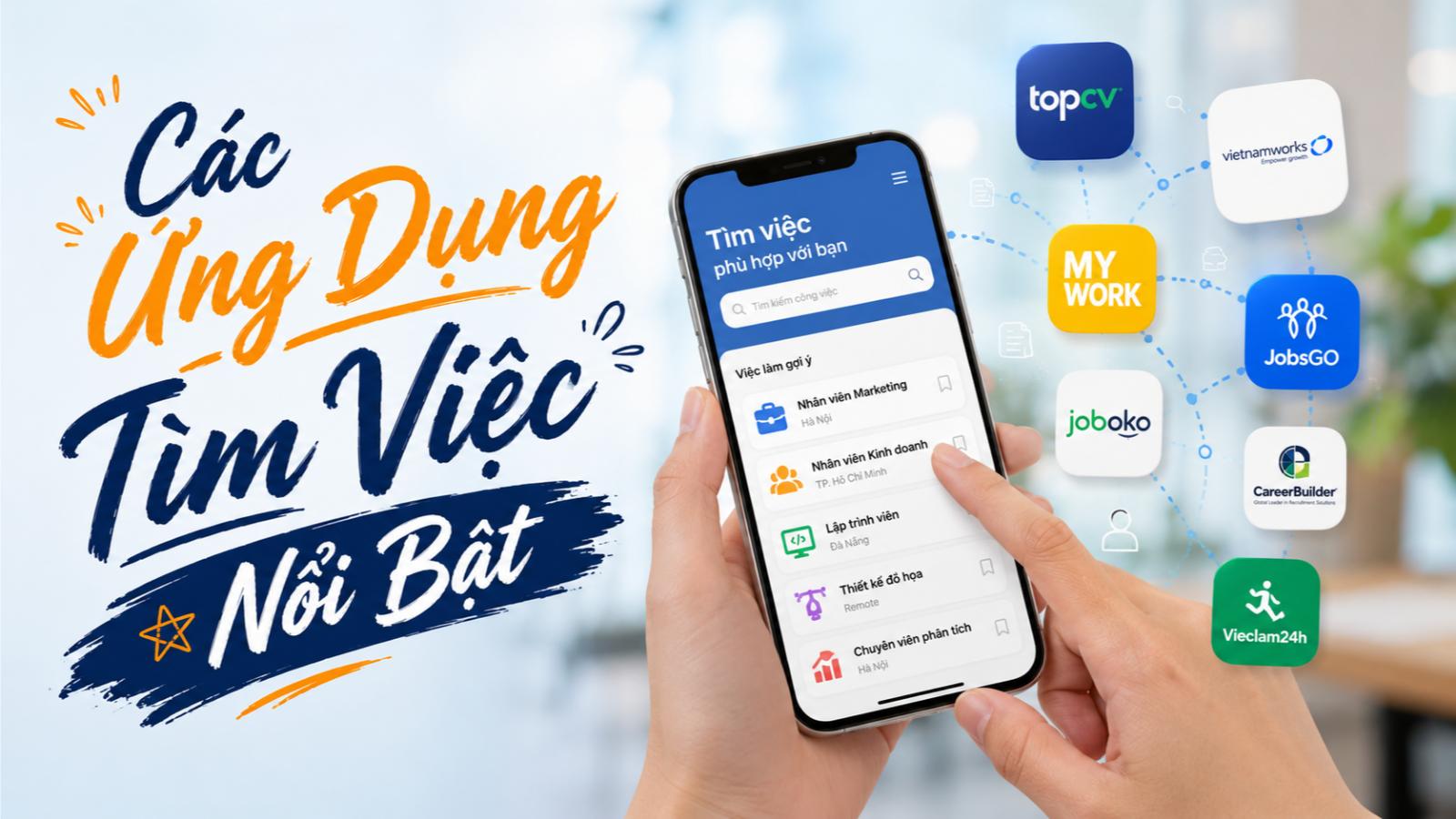 Các ứng dụng tìm việc nổi bật
