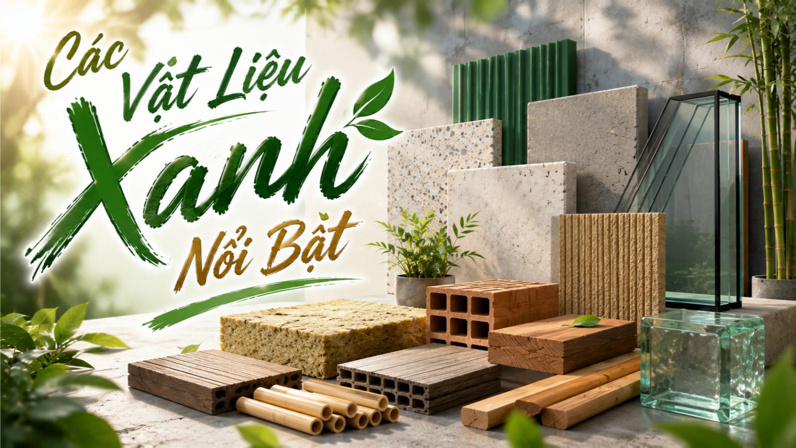 Các vật liệu xanh nổi bật