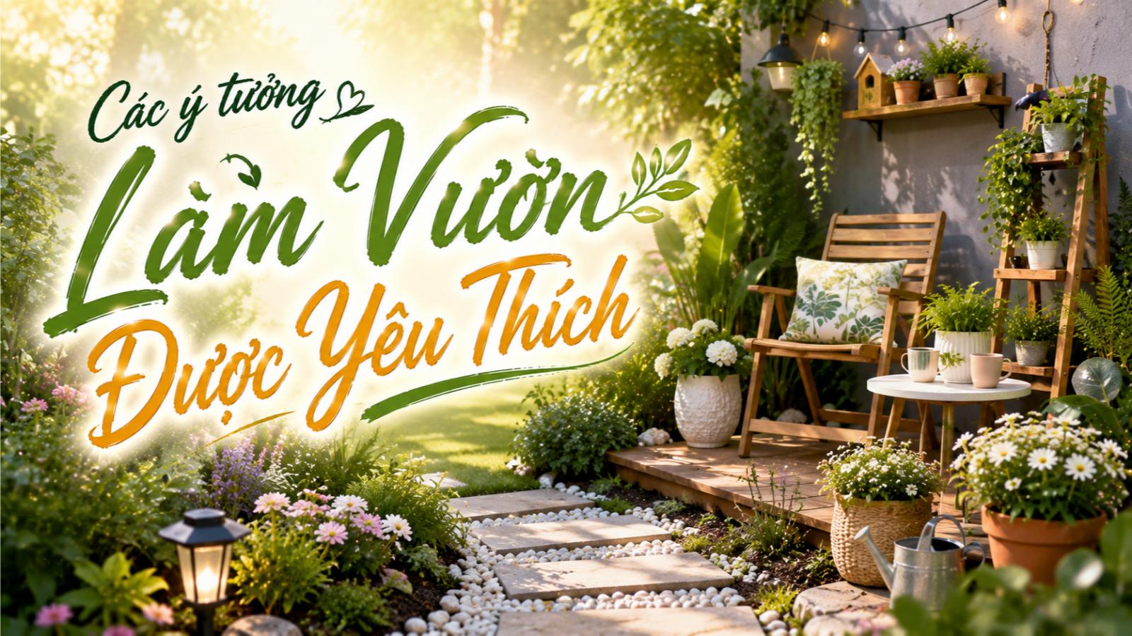 Các ý tưởng làm vườn được yêu thích