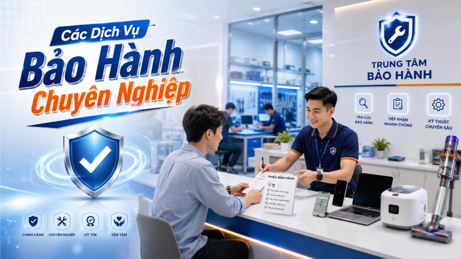 Top Các Dịch Vụ Bảo Hành Chuyên Nghiệp